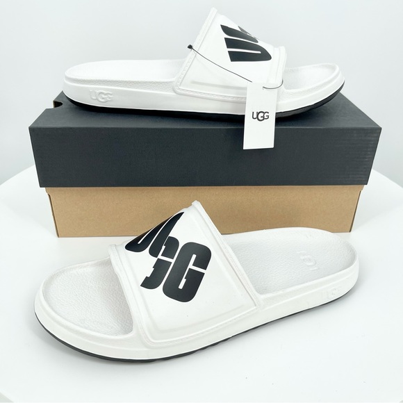 UGG | Shoes | Ugg Mens Wilcox Slides Chopd Whiteblack Varies Sizes |  Poshmark